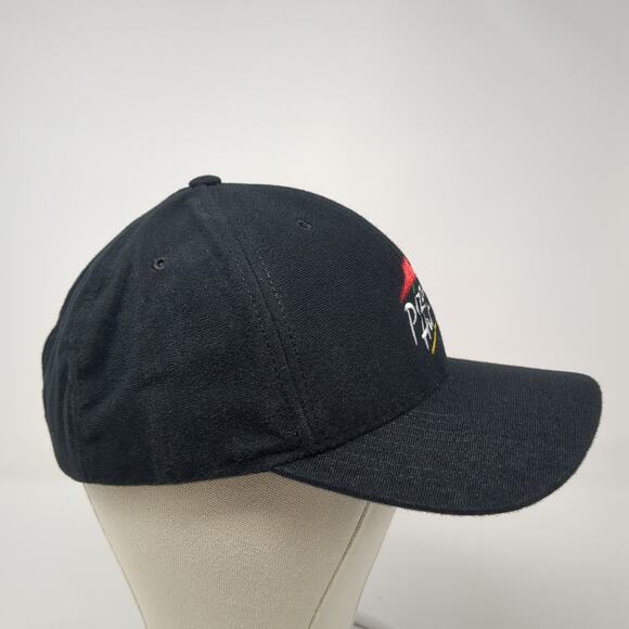 Pizza Hut Strapback Baseball Cap Black One Size Adjustable Embroidered 6 Panel - Picture 5 of 9